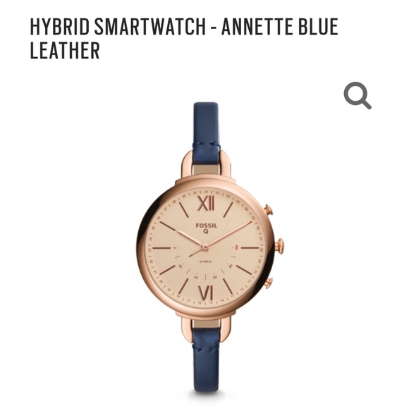 fossil q annette hybrid smartwatch